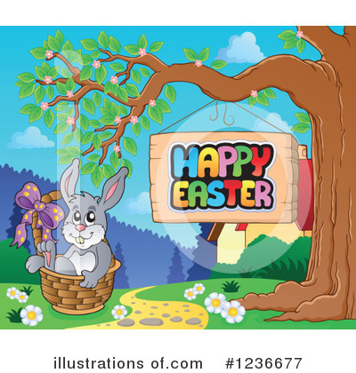 Royalty-Free (RF) Easter Clipart Illustration by visekart - Stock Sample #1236677