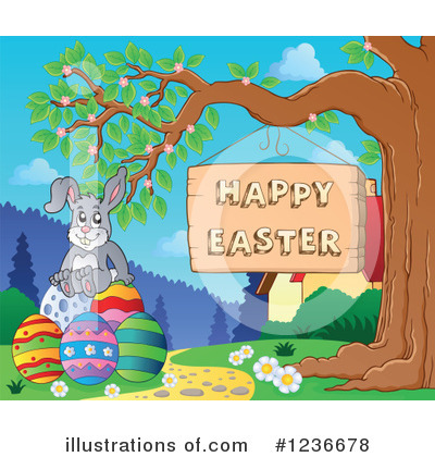 Royalty-Free (RF) Easter Clipart Illustration by visekart - Stock Sample #1236678