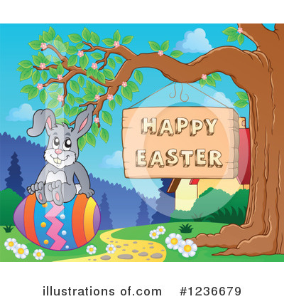 Royalty-Free (RF) Easter Clipart Illustration by visekart - Stock Sample #1236679