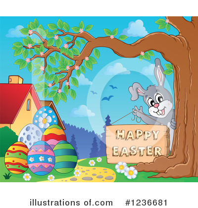 Royalty-Free (RF) Easter Clipart Illustration by visekart - Stock Sample #1236681