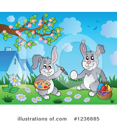Royalty-Free (RF) Easter Clipart Illustration by visekart - Stock Sample #1236685