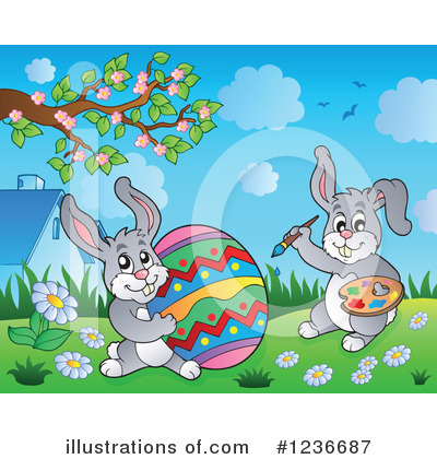 Royalty-Free (RF) Easter Clipart Illustration by visekart - Stock Sample #1236687