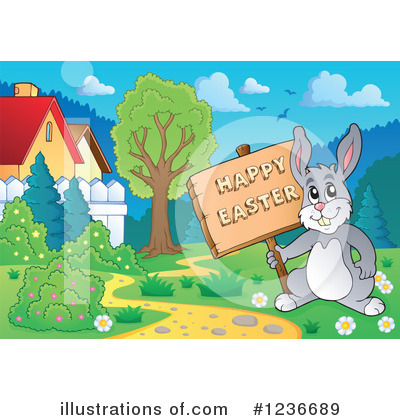 Royalty-Free (RF) Easter Clipart Illustration by visekart - Stock Sample #1236689