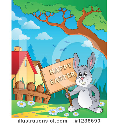 Royalty-Free (RF) Easter Clipart Illustration by visekart - Stock Sample #1236690