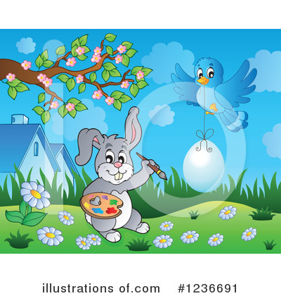 Royalty-Free (RF) Easter Clipart Illustration by visekart - Stock Sample #1236691