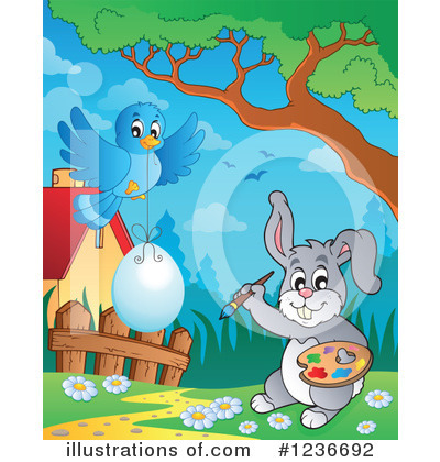 Royalty-Free (RF) Easter Clipart Illustration by visekart - Stock Sample #1236692