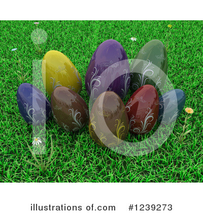 Royalty-Free (RF) Easter Clipart Illustration by KJ Pargeter - Stock Sample #1239273