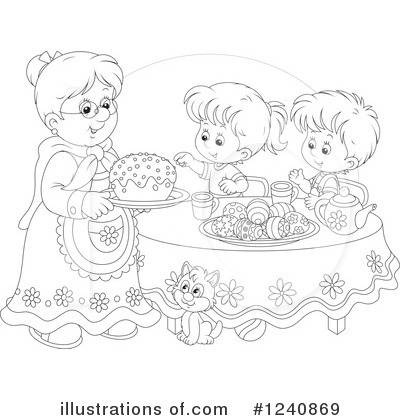 Royalty-Free (RF) Easter Clipart Illustration by Alex Bannykh - Stock Sample #1240869