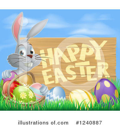 Royalty-Free (RF) Easter Clipart Illustration by AtStockIllustration - Stock Sample #1240887