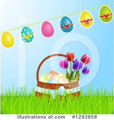 Easter Basket Clipart #1293858 by elaineitalia
