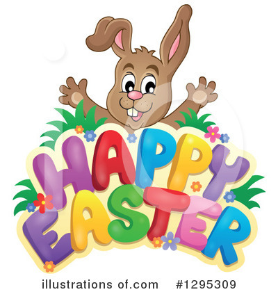 Easter Bunny Clipart #1295309 by visekart