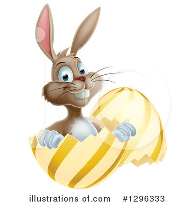 Easter Bunny Clipart #1296333 by AtStockIllustration