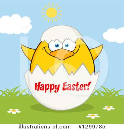 Royalty-Free (RF) Easter Clipart Illustration by Hit Toon - Stock Sample #1299785