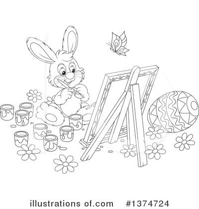 Royalty-Free (RF) Easter Clipart Illustration by Alex Bannykh - Stock Sample #1374724