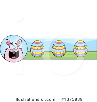 Easter Bunny Clipart #1375939 by Cory Thoman