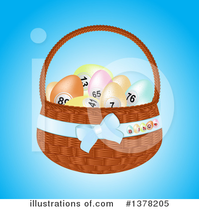 Easter Basket Clipart #1378205 by elaineitalia
