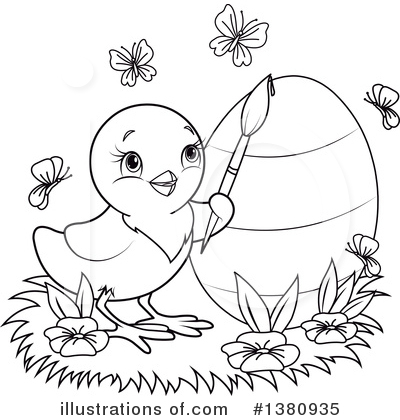 Easter Chick Clipart #1380935 by Pushkin