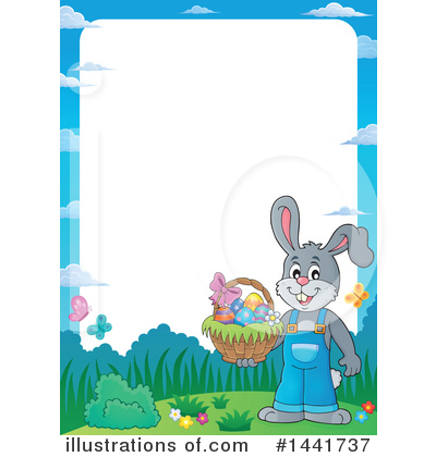 Easter Basket Clipart #1441737 by visekart