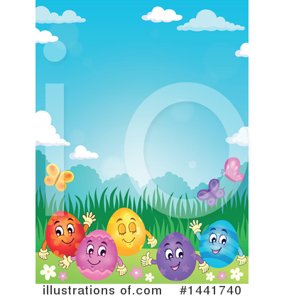 Royalty-Free (RF) Easter Clipart Illustration by visekart - Stock Sample #1441740