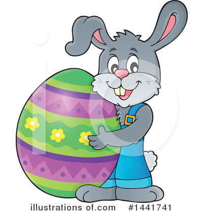 Easter Bunny Clipart #1441741 by visekart