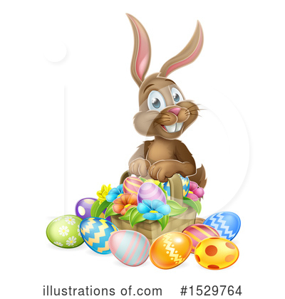 Easter Bunny Clipart #1529764 by AtStockIllustration