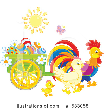 Rooster Clipart #1533058 by Alex Bannykh