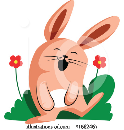 Rabbit Clipart #1682467 by Morphart Creations