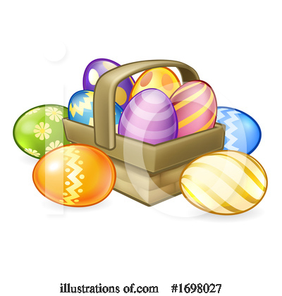 Easter Basket Clipart #1698027 by AtStockIllustration