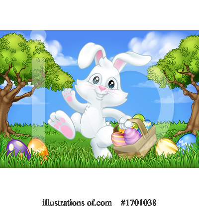 Easter Basket Clipart #1701038 by AtStockIllustration