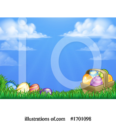 Easter Basket Clipart #1701098 by AtStockIllustration