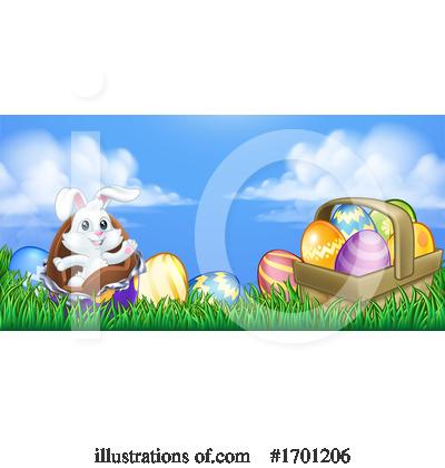 Easter Basket Clipart #1701206 by AtStockIllustration