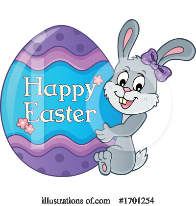 Easter Bunny Clipart #1701254 by visekart