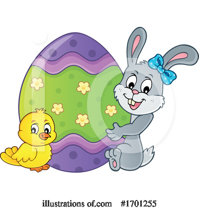 Easter Bunny Clipart #1701255 by visekart