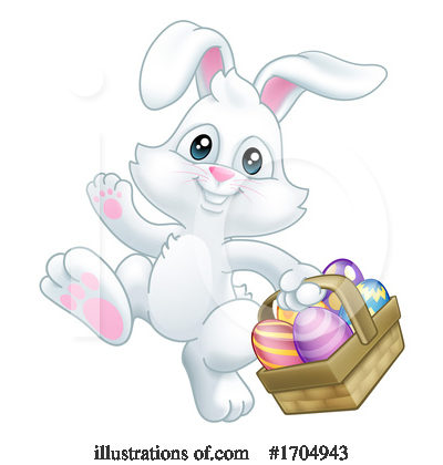 Easter Basket Clipart #1704943 by AtStockIllustration
