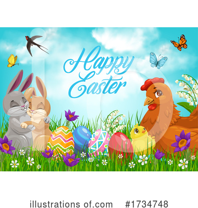 Royalty-Free (RF) Easter Clipart Illustration by Vector Tradition SM - Stock Sample #1734748