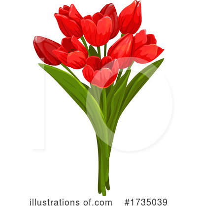 Tulips Clipart #1735039 by Vector Tradition SM