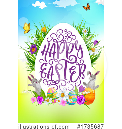 Royalty-Free (RF) Easter Clipart Illustration by Vector Tradition SM - Stock Sample #1735687