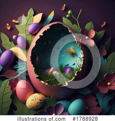 Royalty-Free (RF) Easter Clipart Illustration by KJ Pargeter - Stock Sample #1788928