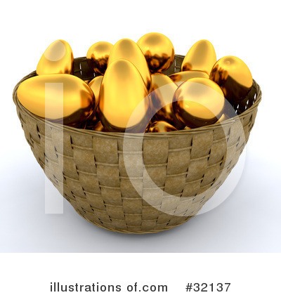 Gold Egg Clipart #32137 by KJ Pargeter