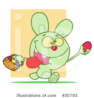 Royalty-Free (RF) Easter Clipart Illustration by Hit Toon - Stock Sample #35703