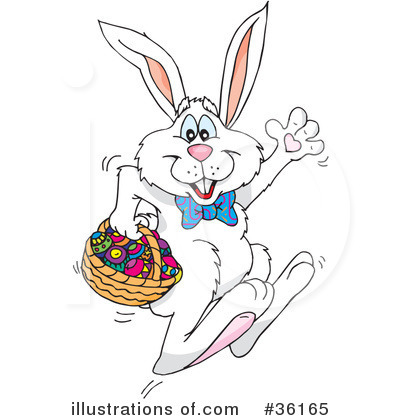 Rabbit Clipart #36165 by Dennis Holmes Designs