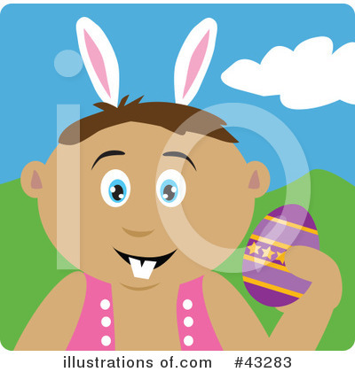 Royalty-Free (RF) Easter Clipart Illustration by Dennis Holmes Designs - Stock Sample #43283