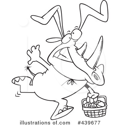 Royalty-Free (RF) Easter Clipart Illustration by toonaday - Stock Sample #439677