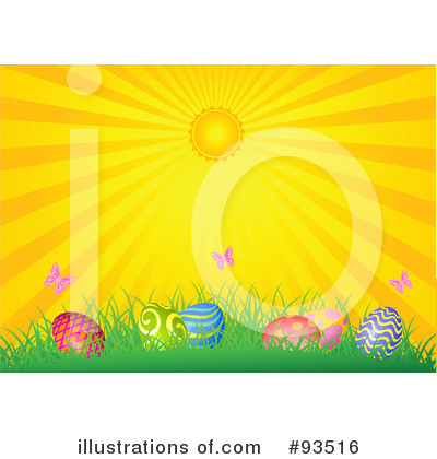 Royalty-Free (RF) Easter Clipart Illustration by Pushkin - Stock Sample #93516