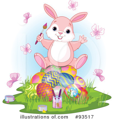 Royalty-Free (RF) Easter Clipart Illustration by Pushkin - Stock Sample #93517