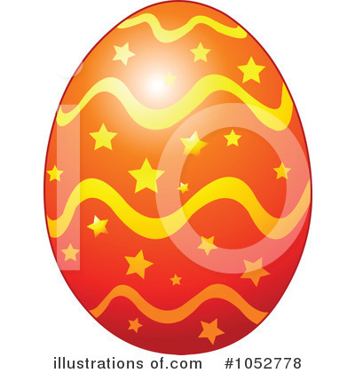 Royalty-Free (RF) Easter Egg Clipart Illustration by Pushkin - Stock Sample #1052778