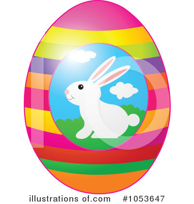 Royalty-Free (RF) Easter Egg Clipart Illustration by Pushkin - Stock Sample #1053647