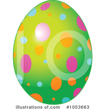 Royalty-Free (RF) Easter Egg Clipart Illustration by Pushkin - Stock Sample #1053663
