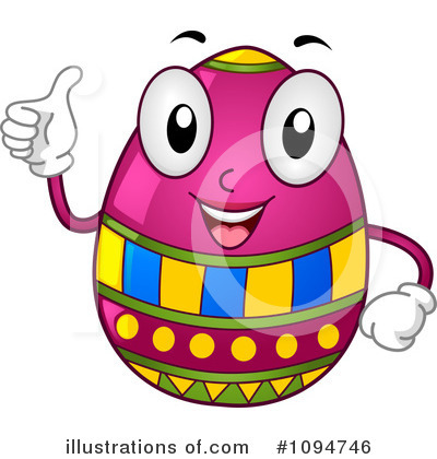 Royalty-Free (RF) Easter Egg Clipart Illustration by BNP Design Studio - Stock Sample #1094746