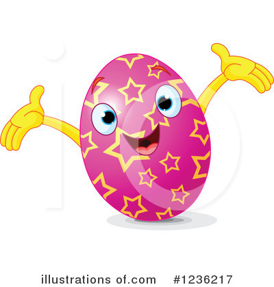 Royalty-Free (RF) Easter Egg Clipart Illustration by Pushkin - Stock Sample #1236217